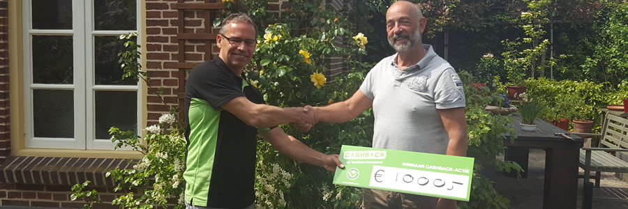 Prijs landelijke CASHBACK-actie valt in Wehl