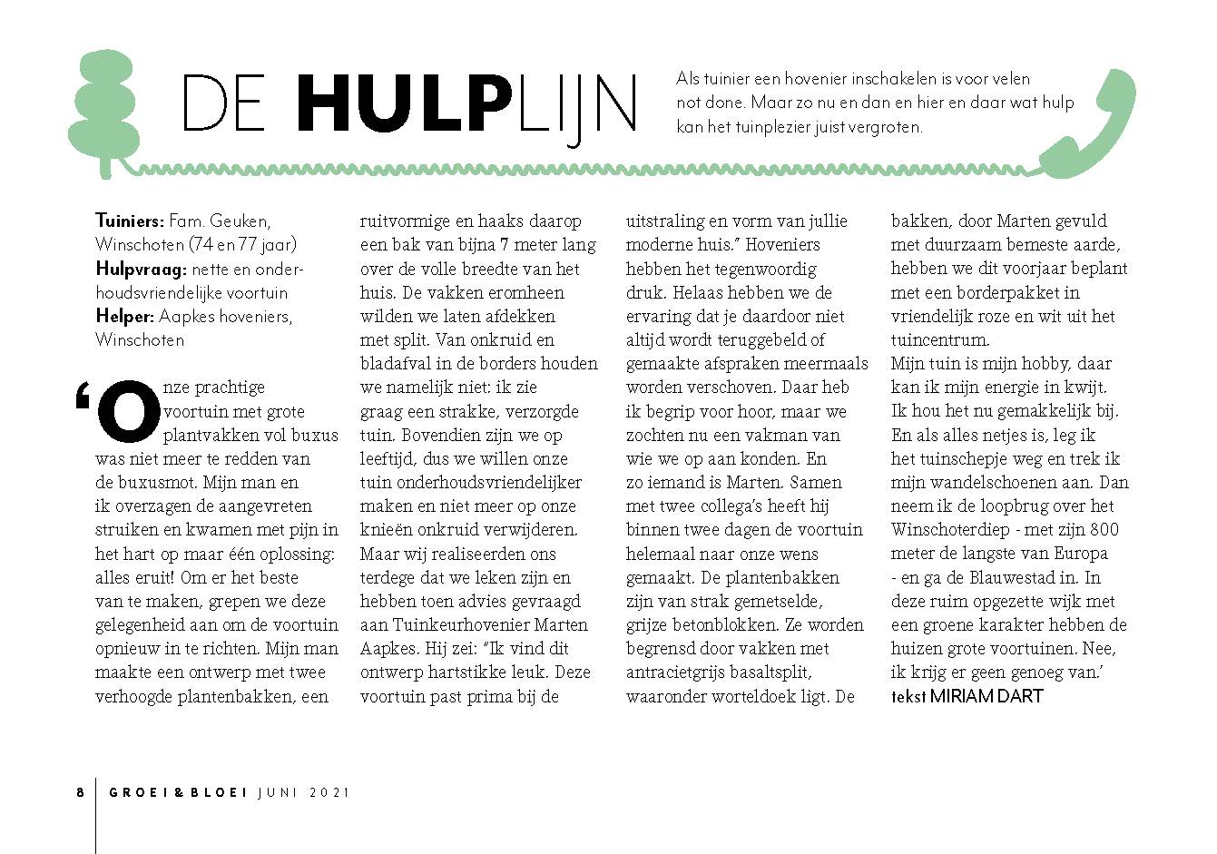 5. Juni 2021 Hulplijn
